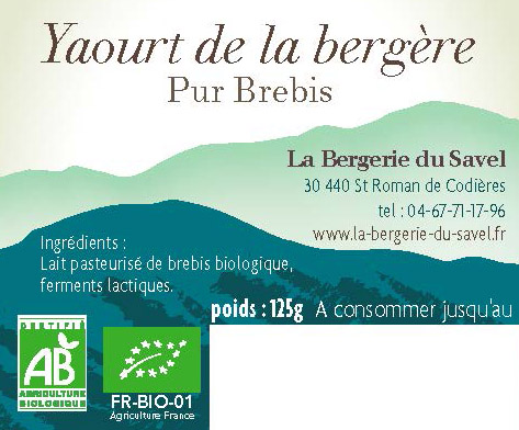 Yaourt de brebis de la bergère