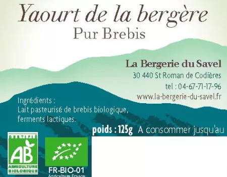 Yaourt de brebis de la bergère